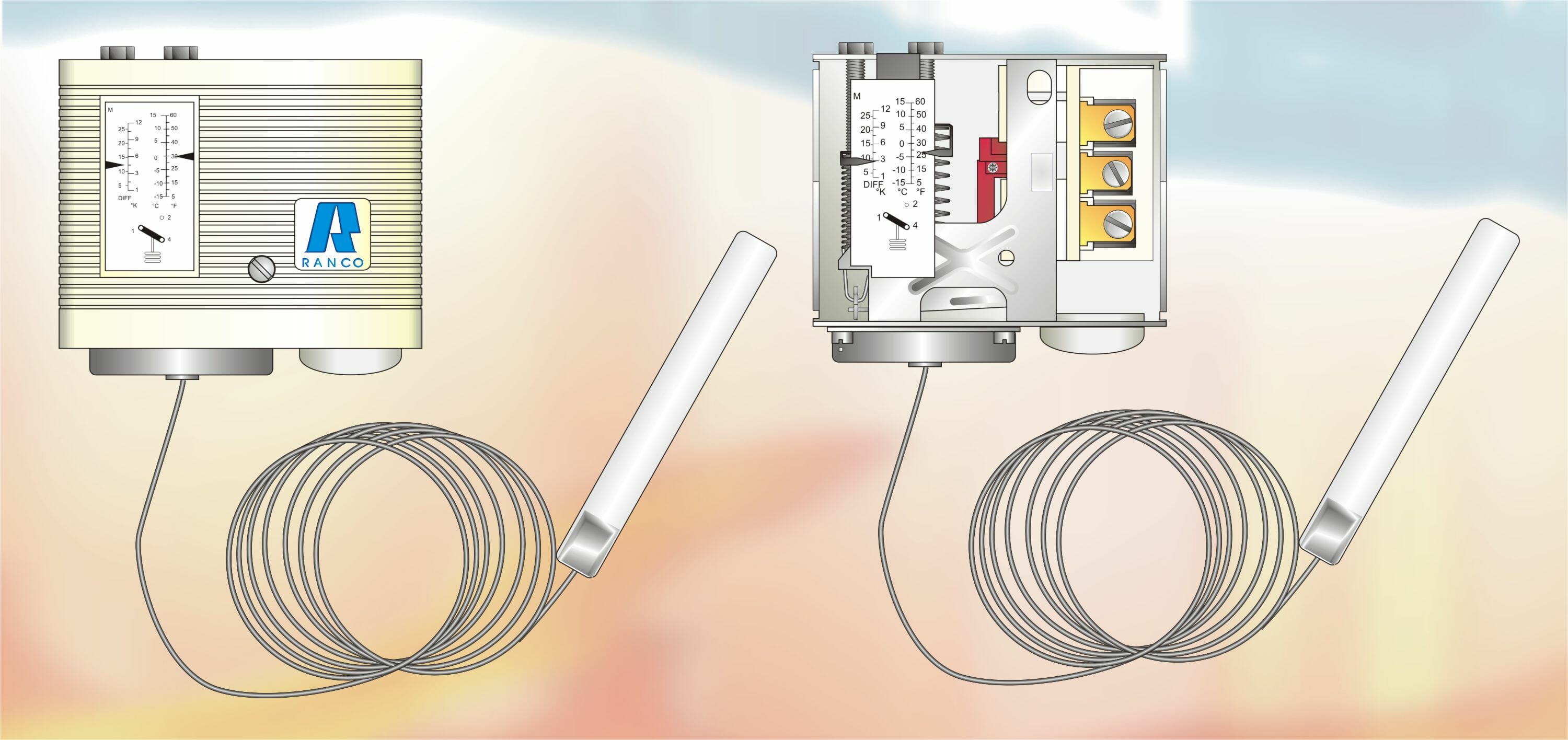 A-pressure-operated-thermostatic-switch-with-remote-sensing-bulb