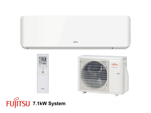 Fujitsu ASYG24KMTE Standard Series (White) 7.1kW R32 Wall Mount System
