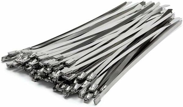 CSS36046 - 360mm x 4.6mm Stainless Steel Cable Ties - Pack of 100